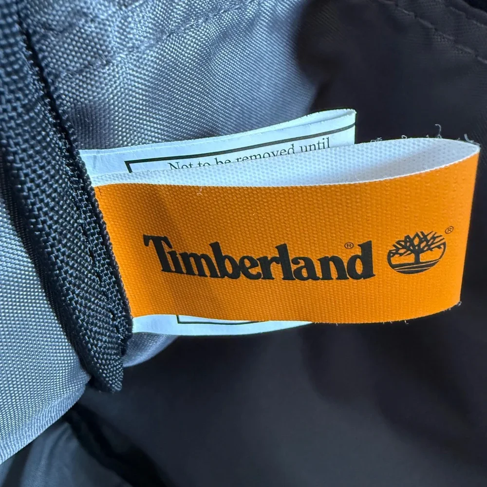 Timberland Messenger Bag Olive Green Black Ripstop Nylon Laptop Commuter Satchel